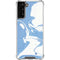 Marbleized Blue Galaxy S21 FE Clear Case