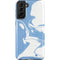 Marbleized Blue Galaxy S21 FE Pro Case