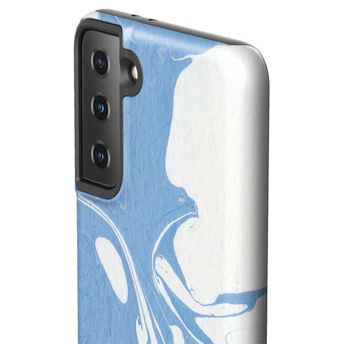 Marbleized Blue Galaxy S21 Plus 5G Pro Case