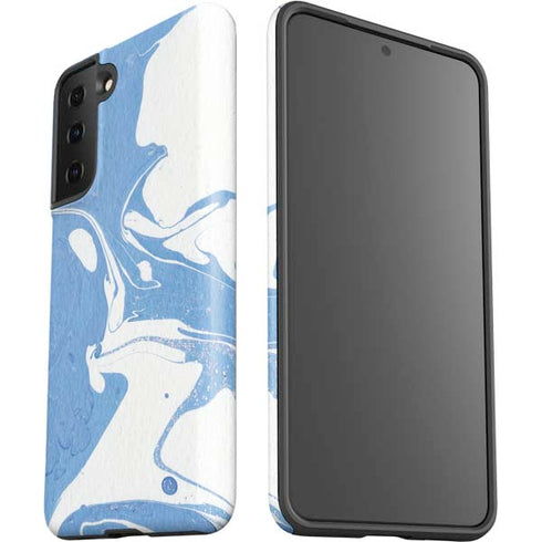Marbleized Blue Galaxy S21 Plus 5G Pro Case