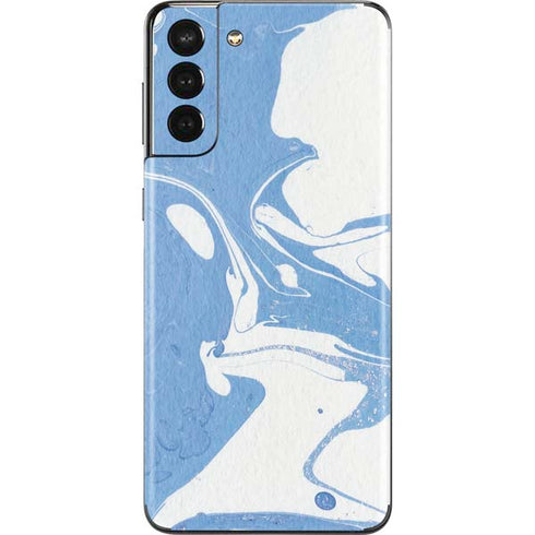 Marbleized Blue Galaxy S21 Plus 5G Skin