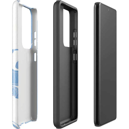 Marbleized Blue Galaxy S21 Ultra 5G Pro Case