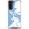 Marbleized Blue Galaxy S22 Clear Case