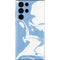 Marbleized Blue Galaxy S22 Ultra Skin