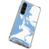 Marbleized Blue Galaxy S23 Clear Case