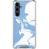 Marbleized Blue Galaxy S23 FE Clear Case