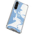 Marbleized Blue Galaxy S23 Plus Clear Case