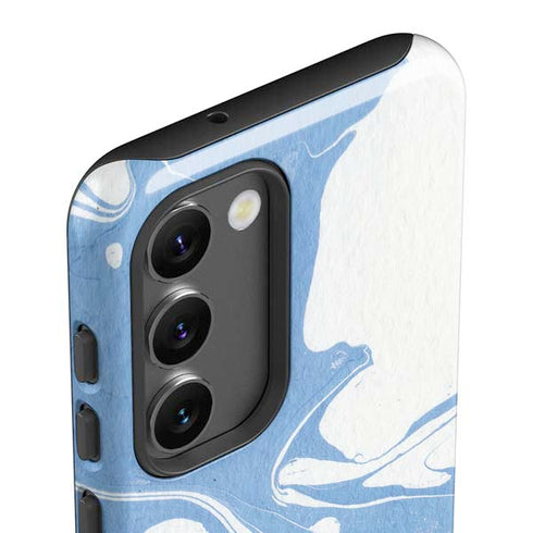 Marbleized Blue Galaxy S23 Plus Pro Case