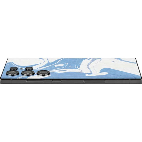 Marbleized Blue Galaxy S23 Ultra Skin