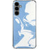 Marbleized Blue Galaxy S24 Plus Clear Case