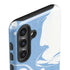 Marbleized Blue Galaxy S24 Plus Impact Case