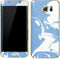 Marbleized Blue Galaxy S7 Edge Skin
