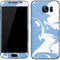 Marbleized Blue Galaxy S7 Skin