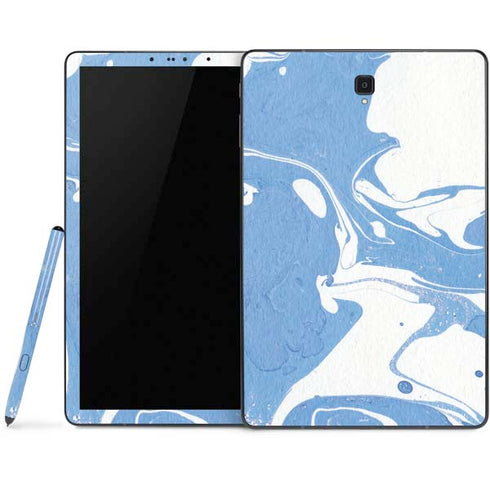 Marbleized Blue Samsung Galaxy Tab Skin