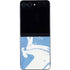 Marbleized Blue Galaxy Z Flip5 5G Skin