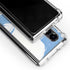 Marbleized Blue Galaxy Z Fold4 5G Clear Case