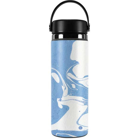 Marbleized Blue Hydro Flask 20oz Wide Mouth Skin