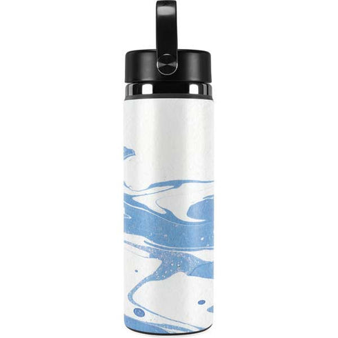 Marbleized Blue Hydro Flask 20oz Wide Mouth Skin
