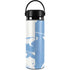 Marbleized Blue Hydro Flask 20oz Wide Mouth Skin