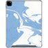 Marbleized Blue iPad Pro 12.9in (2020) Clear Case