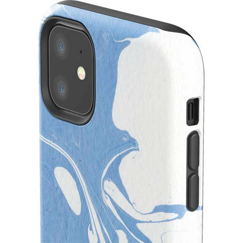 Marbleized Blue iPhone 11 Impact Case