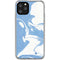 Marbleized Blue iPhone 11 Pro Clear Case
