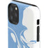 Marbleized Blue iPhone 11 Pro Max Impact Case