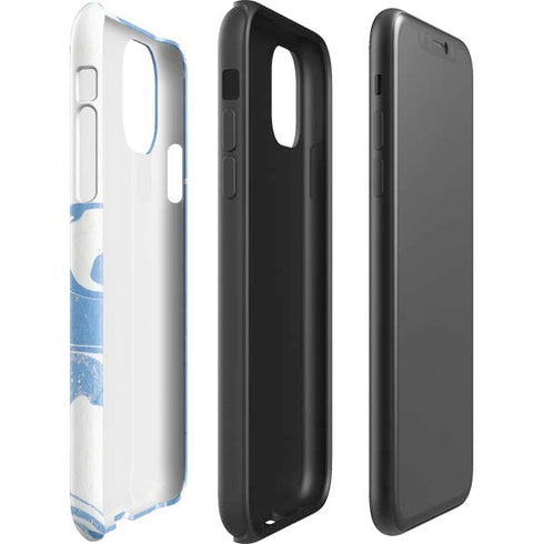 Marbleized Blue iPhone 11 Pro Max Impact Case