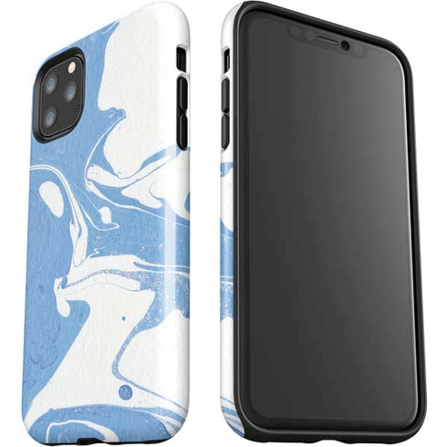 Marbleized Blue iPhone 11 Pro Max Impact Case