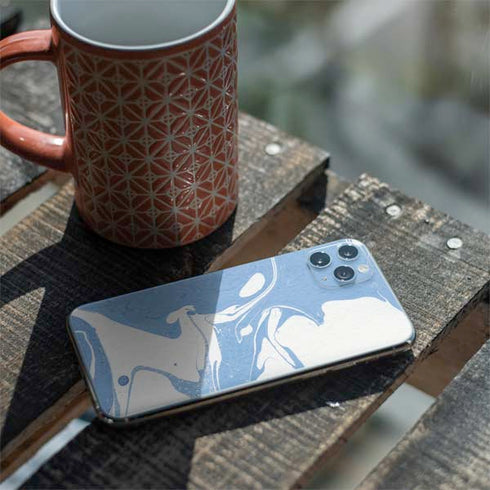 Marbleized Blue iPhone 11 Pro Max Skin