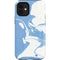 Marbleized Blue iPhone 12 Mini Impact Case