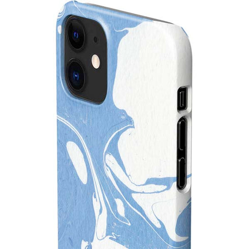 Marbleized Blue iPhone 12 Mini Lite Case