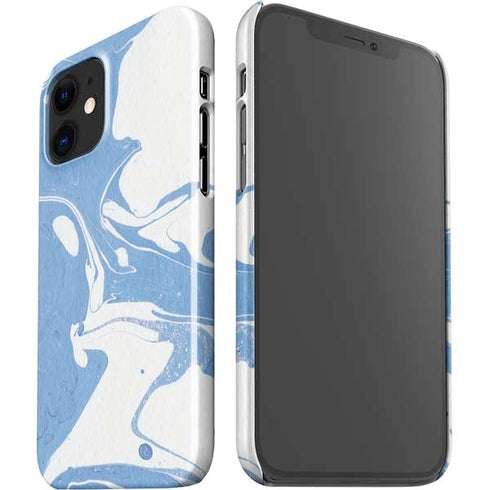 Marbleized Blue iPhone 12 Mini Lite Case
