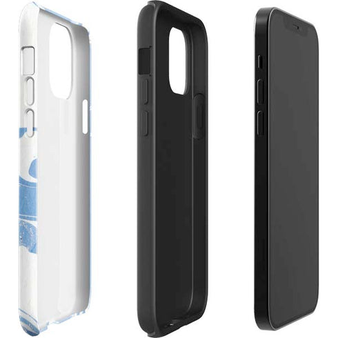 Marbleized Blue iPhone 12 Pro Impact Case