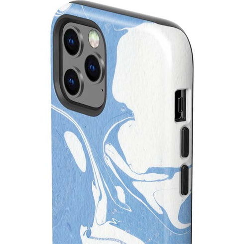 Marbleized Blue iPhone 12 Pro Max Impact Case