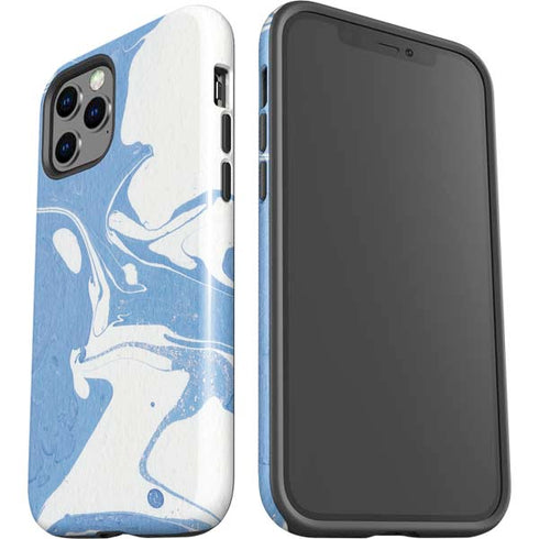 Marbleized Blue iPhone 12 Pro Max Impact Case