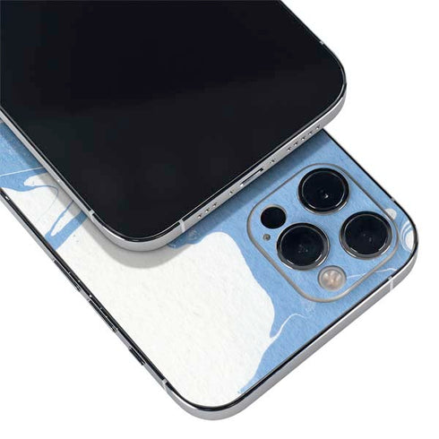 Marbleized Blue iPhone 12 Pro Skin