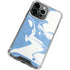 Marbleized Blue iPhone 13 Pro Clear Case
