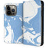 Marbleized Blue iPhone 13 Pro Folio Case