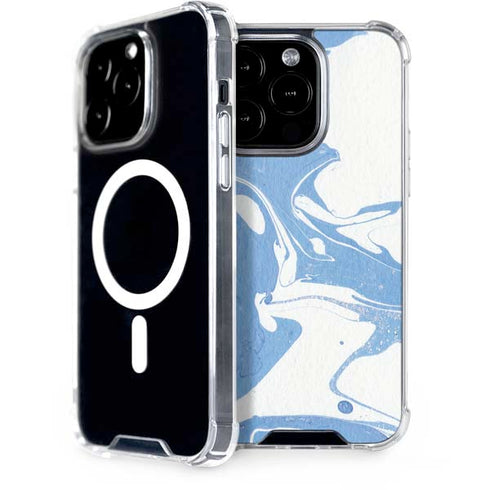 Marbleized Blue iPhone 13 Pro MagSafe Case