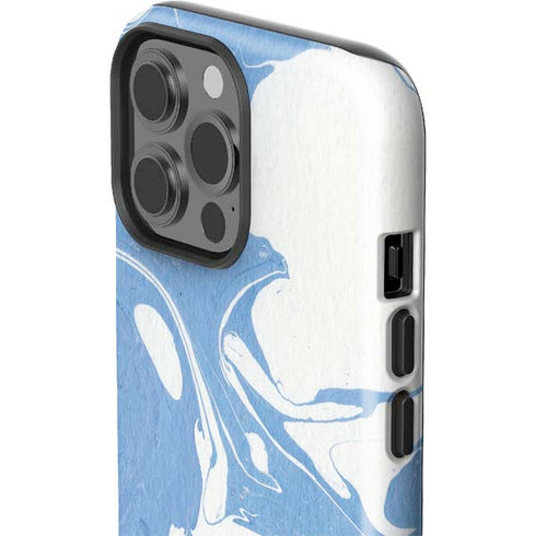 Marbleized Blue iPhone 13 Pro Max Impact Case