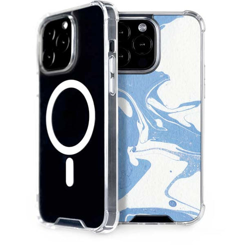 Marbleized Blue iPhone 13 Pro Max MagSafe Case