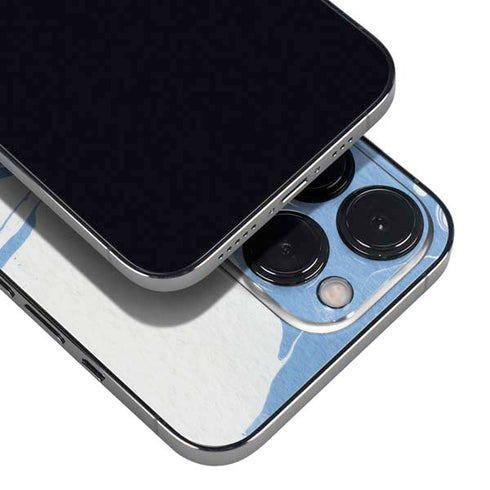 Marbleized Blue iPhone 13 Pro Max Skin