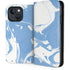 Marbleized Blue iPhone 14 Folio Case