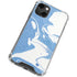 Marbleized Blue iPhone 14 Plus Clear Case