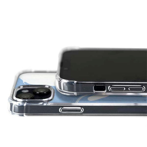 Marbleized Blue iPhone 15 Plus MagSafe Case