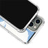 Marbleized Blue iPhone 15 Pro Clear Case