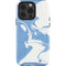 Marbleized Blue iPhone 14 Pro Impact Case