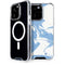 Marbleized Blue iPhone 15 Pro MagSafe Case
