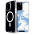 Marbleized Blue iPhone 14 Pro Max MagSafe Case
